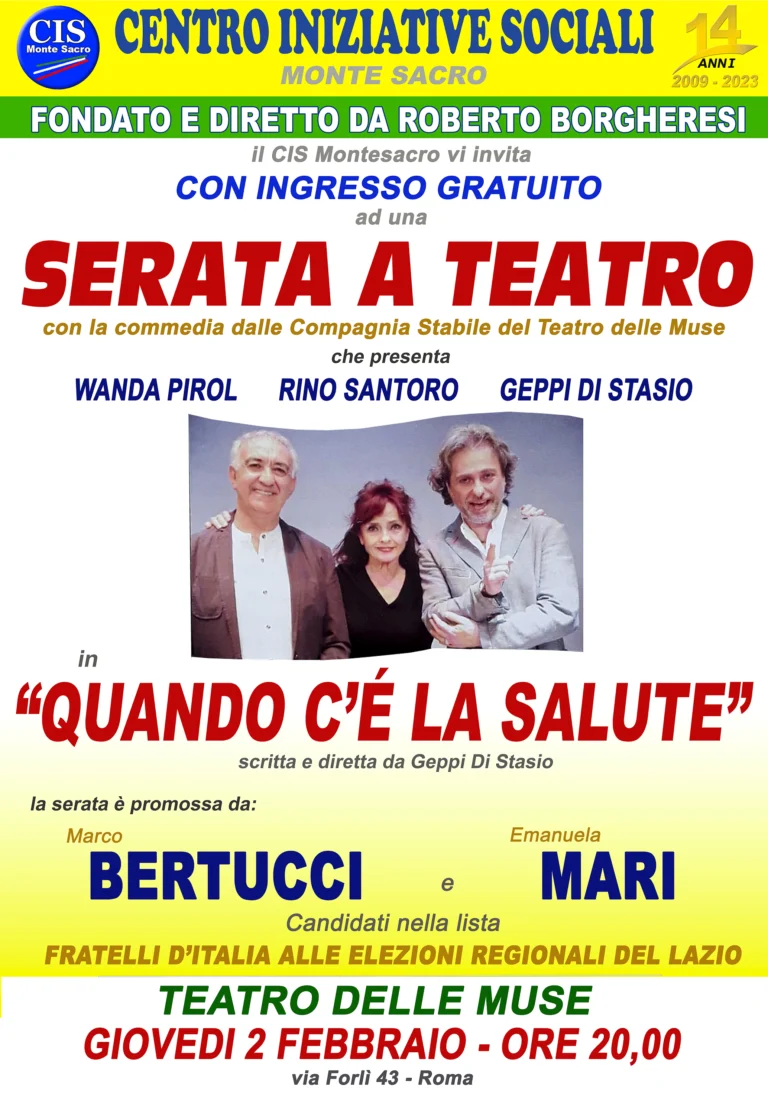  Serata Gratuita al Teatro delle Muse